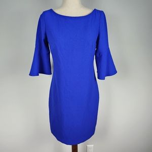 EUC Vince Camuto Blue Sheath Dress Size 6